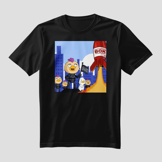 BOK the Chicken Rocket Launch Tee