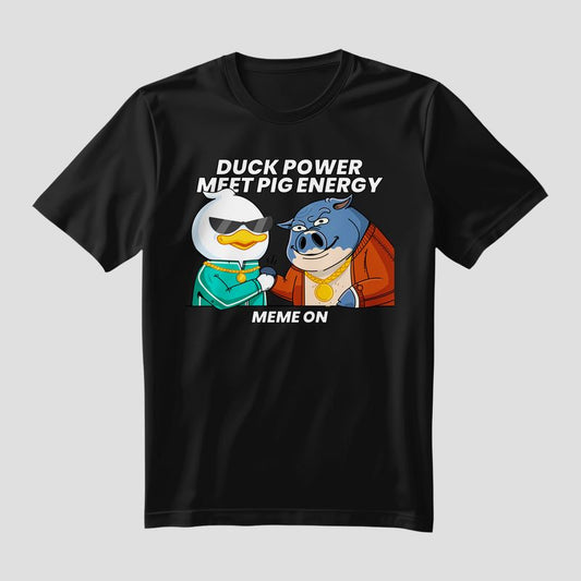NIKEPIG x QUACKU “Duck Energy Meet Pig Energy” T-Shirt